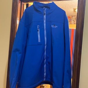 Mens xxl clique true blue golf course winter golf jacket